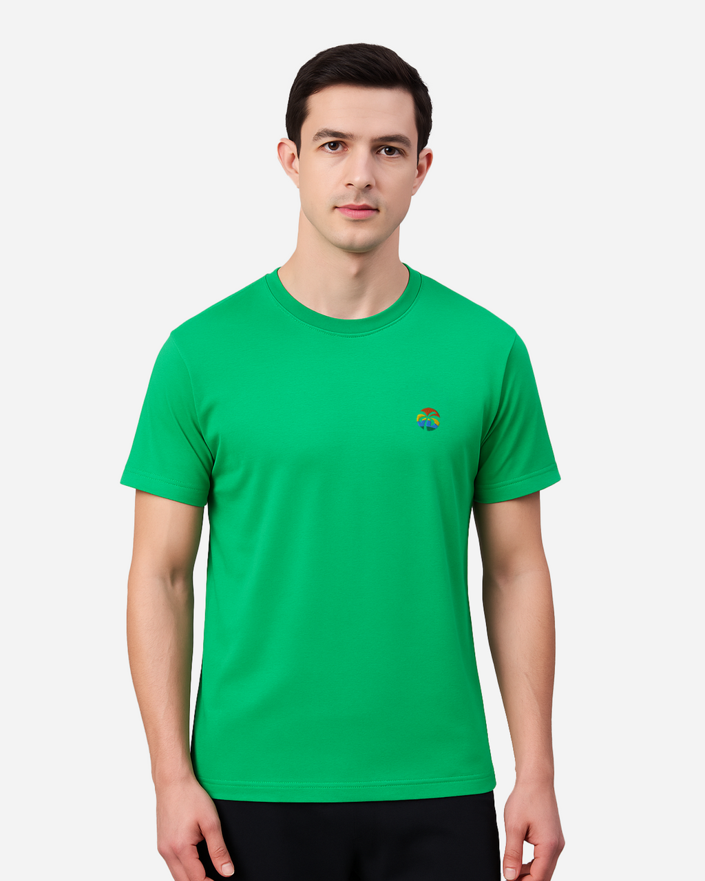 Tropical Escape Unisex T-Shirt – Premium Flat Embroidery Summer Streetwear