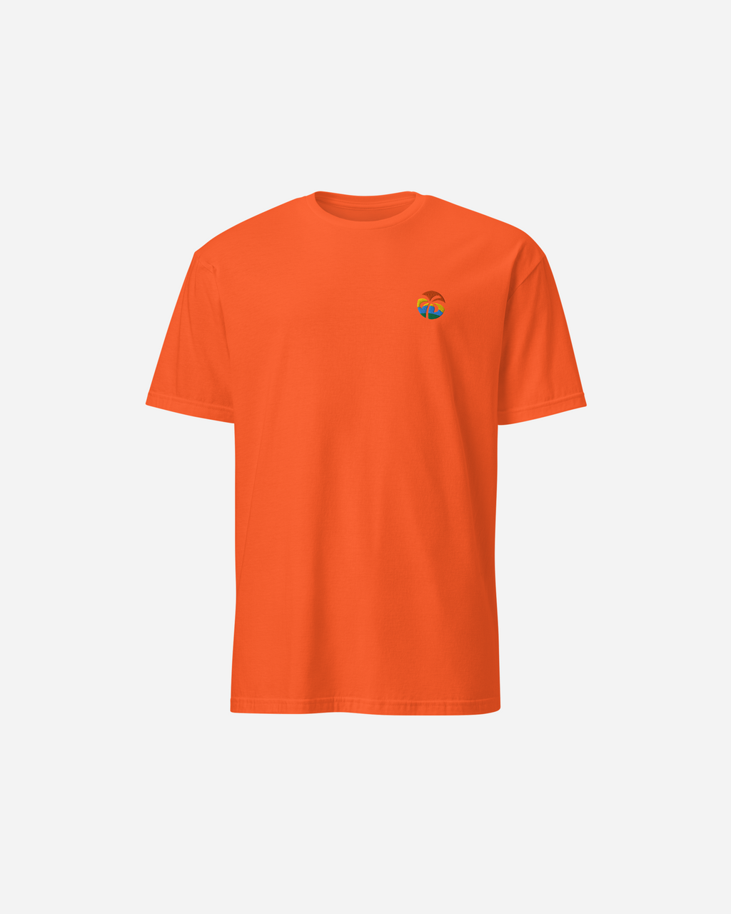 Tropical Escape Unisex T-Shirt – Premium Flat Embroidery Summer Streetwear