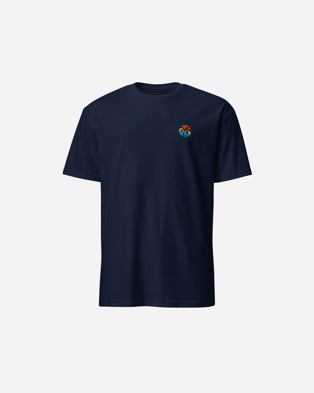 Tropical Escape Unisex T-Shirt – Premium Flat Embroidery Summer Streetwear