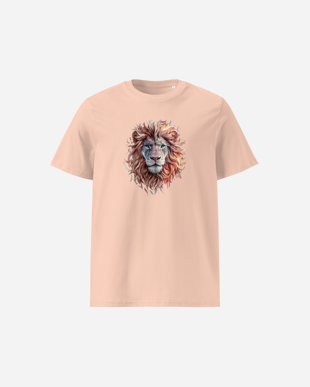 Majestic Lion Unisex T-Shirt – Fraiche Peche DTF Printed Animal Art Streetwear