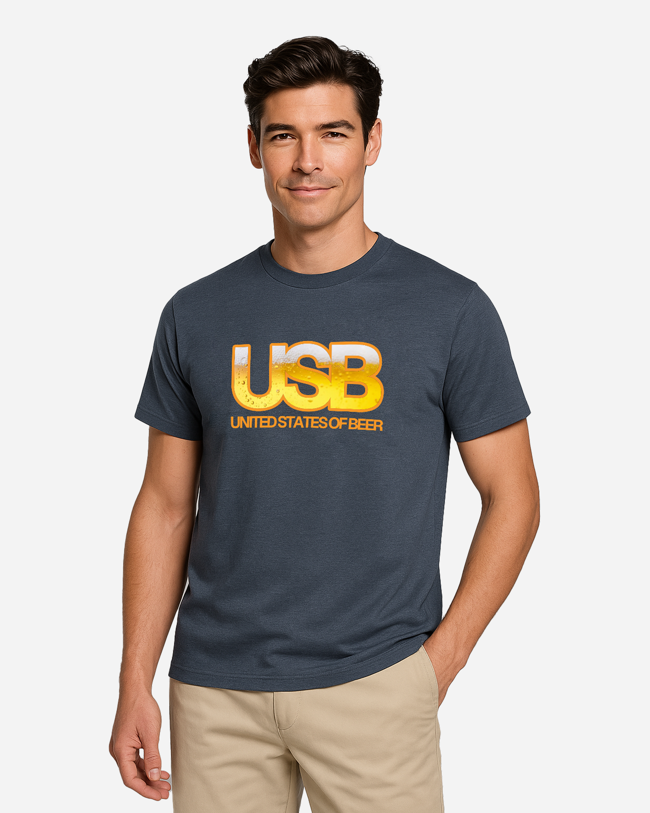 USB “United States of Beer” Unisex T-Shirt – Craft Beer Graphic Tee (DTF Print)