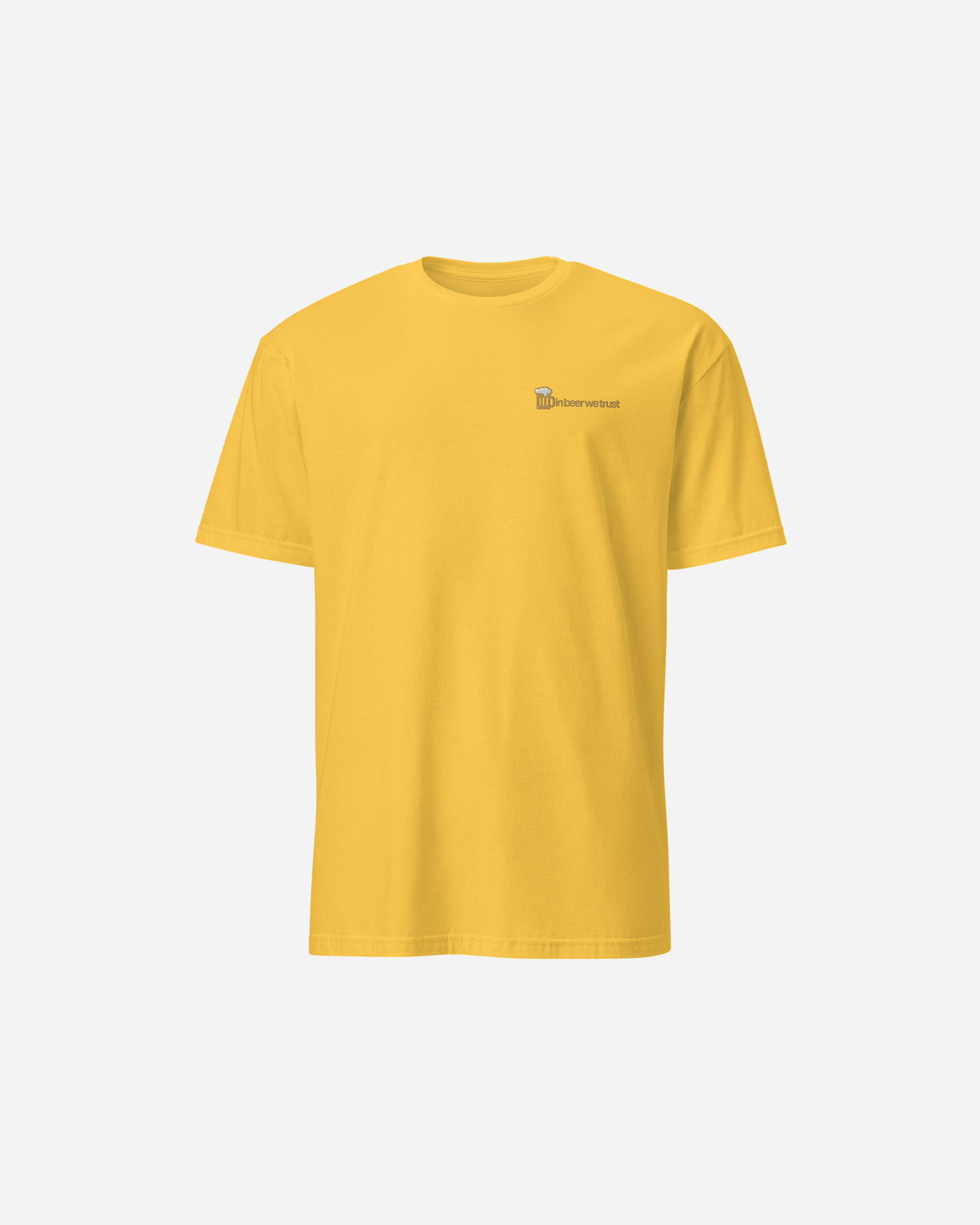 Unisex Daisy T-Shirt with Flat Embroidery Logo – Premium Cotton Crew Neck