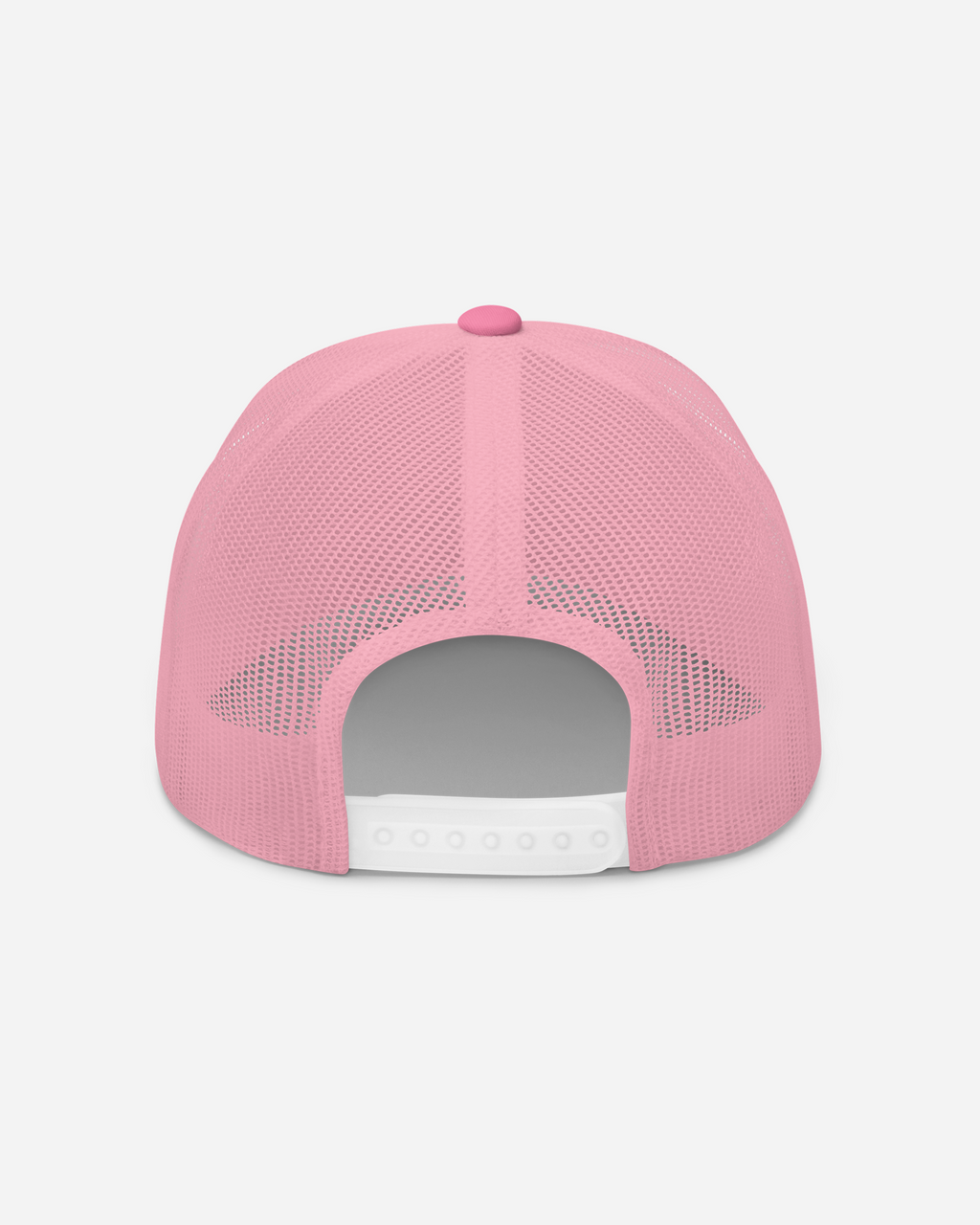 Aura Balance Yin Yang Trucker Cap – Silver, White & Pink Unisex Hat with Flat Embroidery | Aurasoma Inspired Streetwear