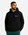 Beercoin Classic Unisex Black Hoodie – Flat Embroidery Edition