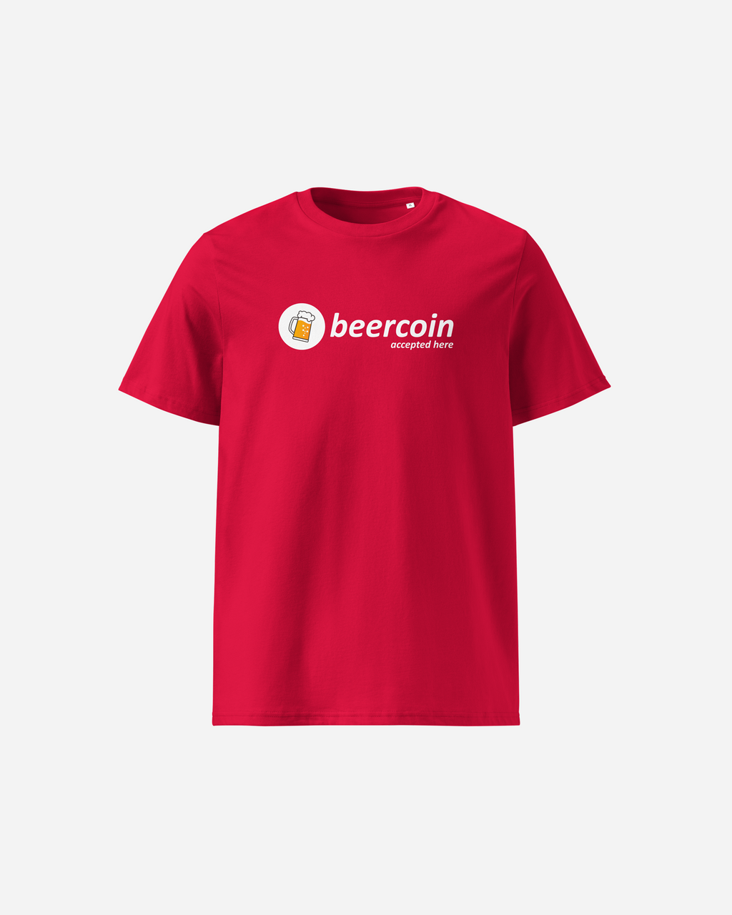 Beercoin Accepted Here T-Shirt – Unisex DTF Printed Crypto Beer Tee